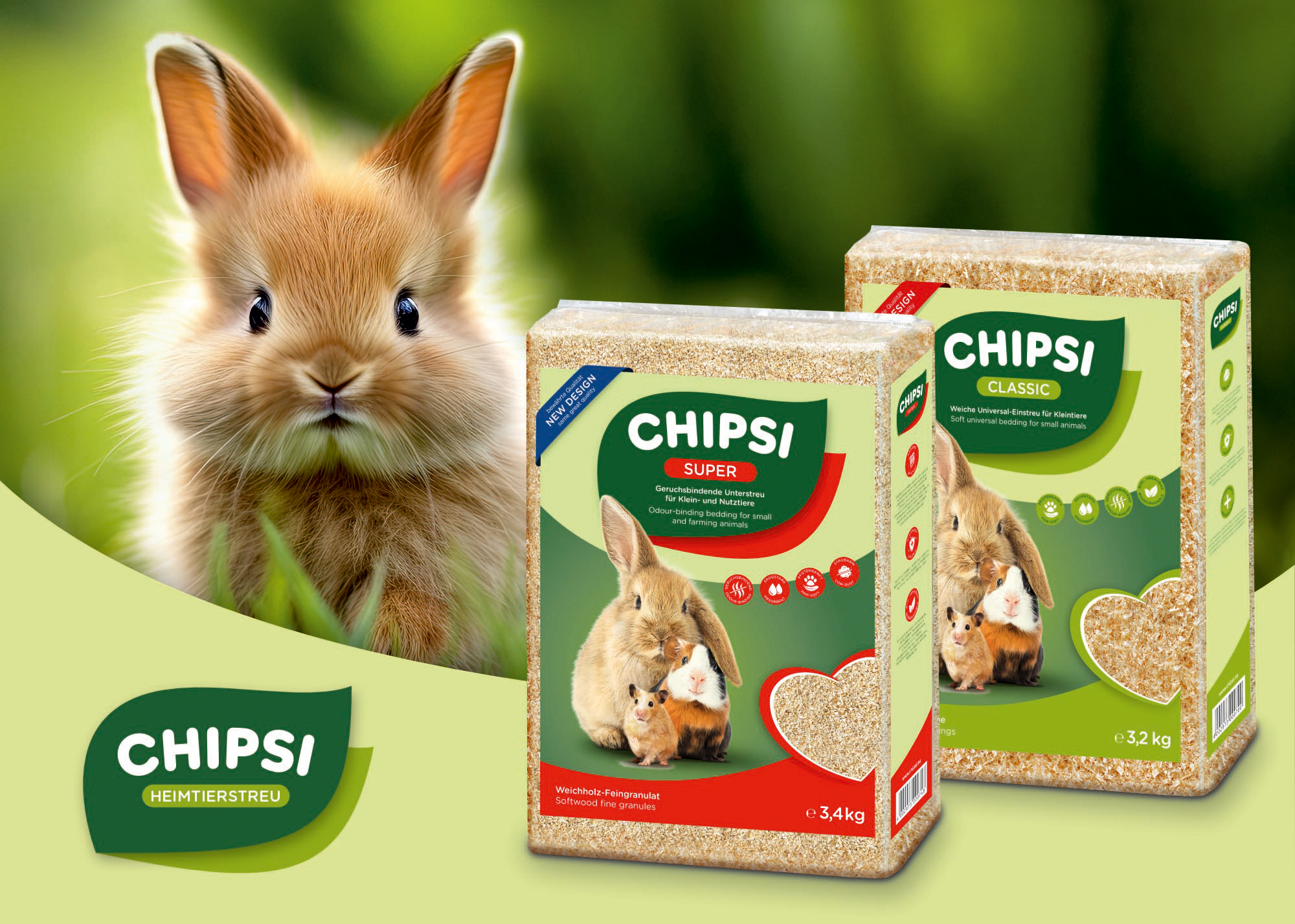 CHIPSI – The new generation of sustainable small animal hygiene